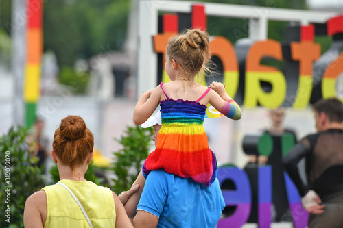 Regenbogenparade und Christopher Street Day in Wien (Österreich) - Rainbow Parade and Christopher Street Day in Vienna (Austria) photo