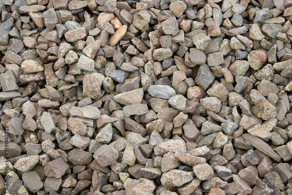 Track ballast stones as a background Track ballast stones as a background