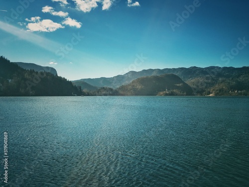 Bled lake in Slovenia