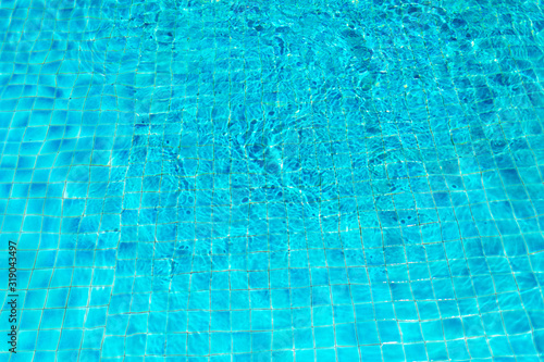 crystal clear blue water in the pool © Kate