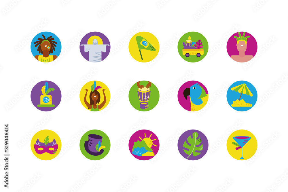 Isolated garota from brazil vector design Isolated garota from brazil vector design
