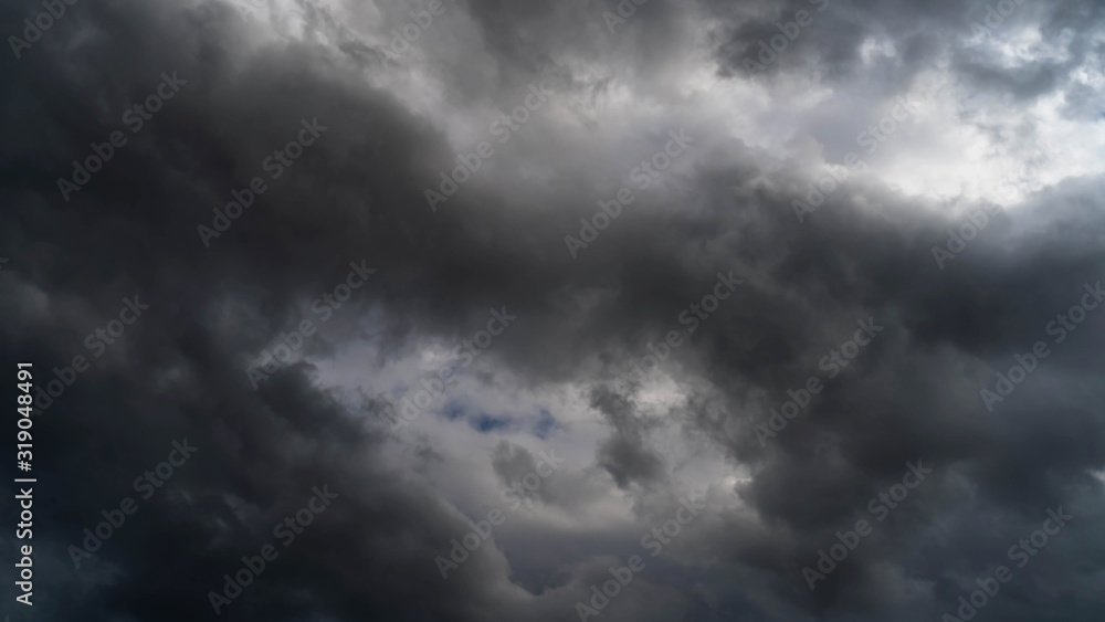 Background before the rain, sky, clouds, cloudscape, time lapse, sunset background, bright sky, time lapse clouds, evening clouds, move out, rolling, border, Thailand, Malaysia