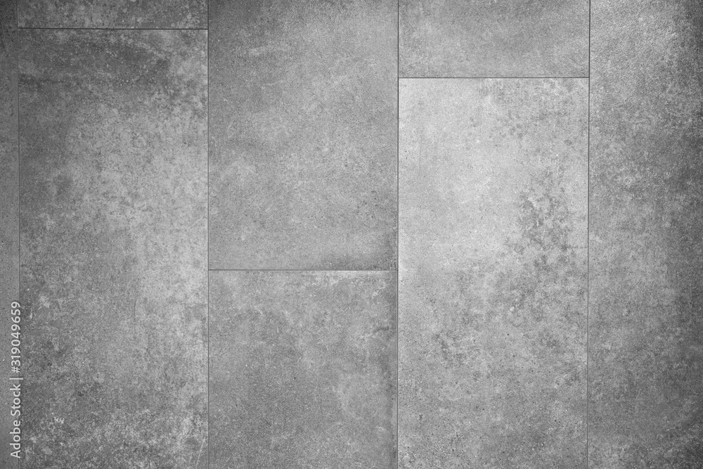 Naklejka premium gray concrete flooring tiles structured stone background cement texture