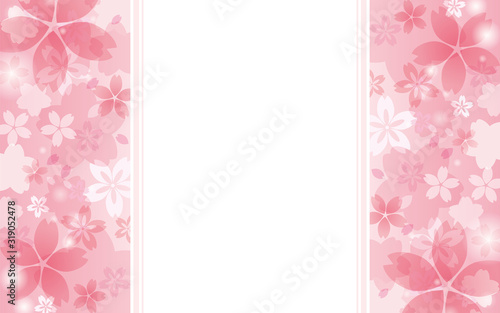 桜 フレーム 背景素材