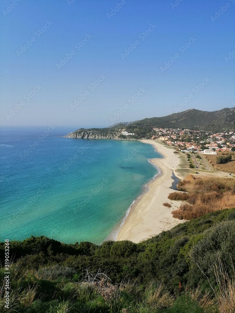 view of the Sardinia coast