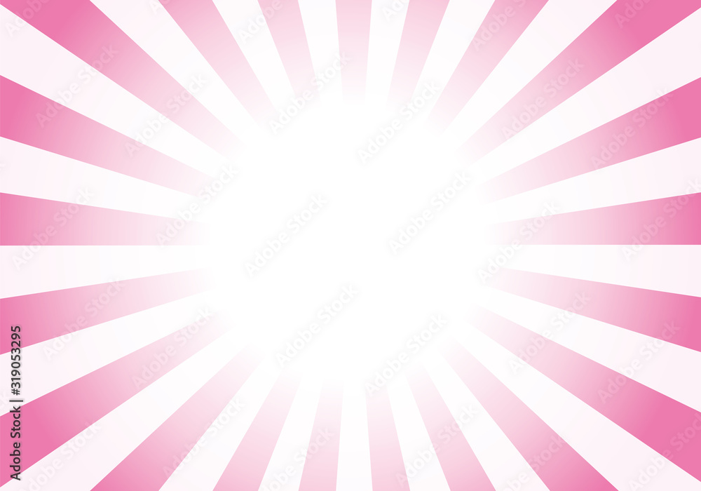 ピンク色放射状背景光stock Vector Adobe Stock