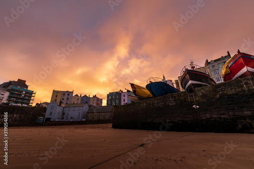 Sunrise in Tenby  Wales