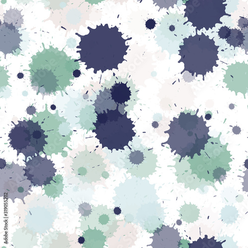 Paint stains watercolor drop spots seamless print
