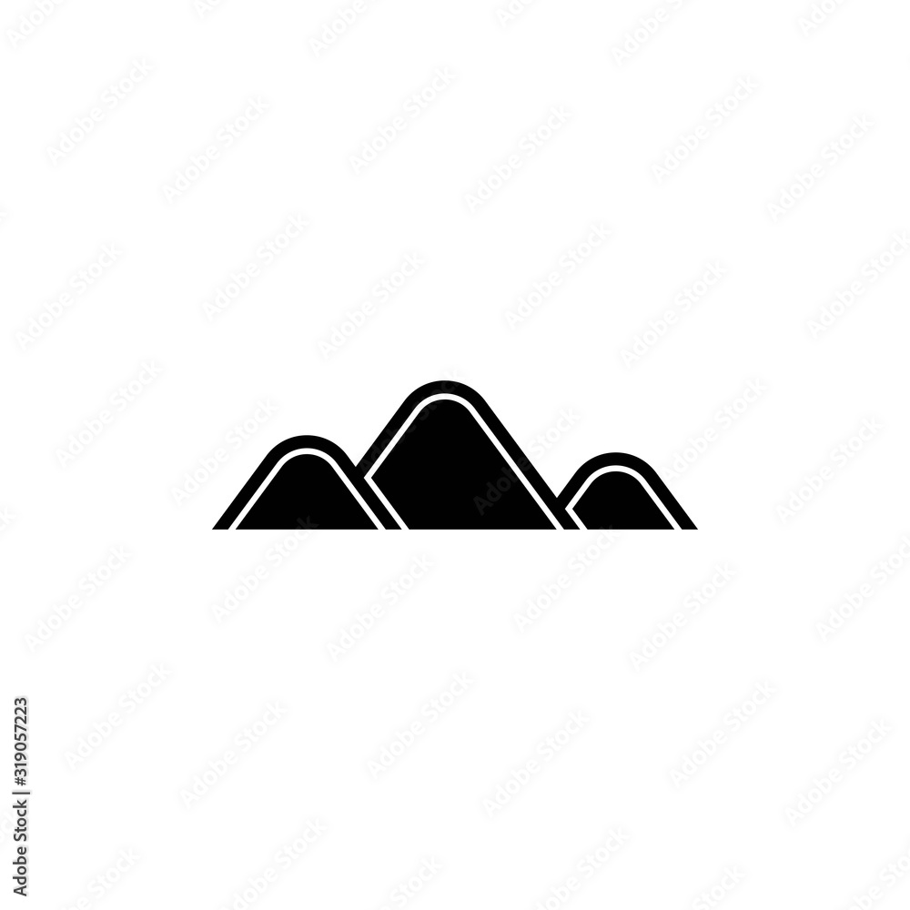 Mountain logo template icon design