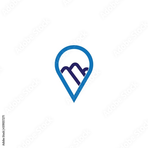Free Download Mountain logo template icon design - GFXLoad