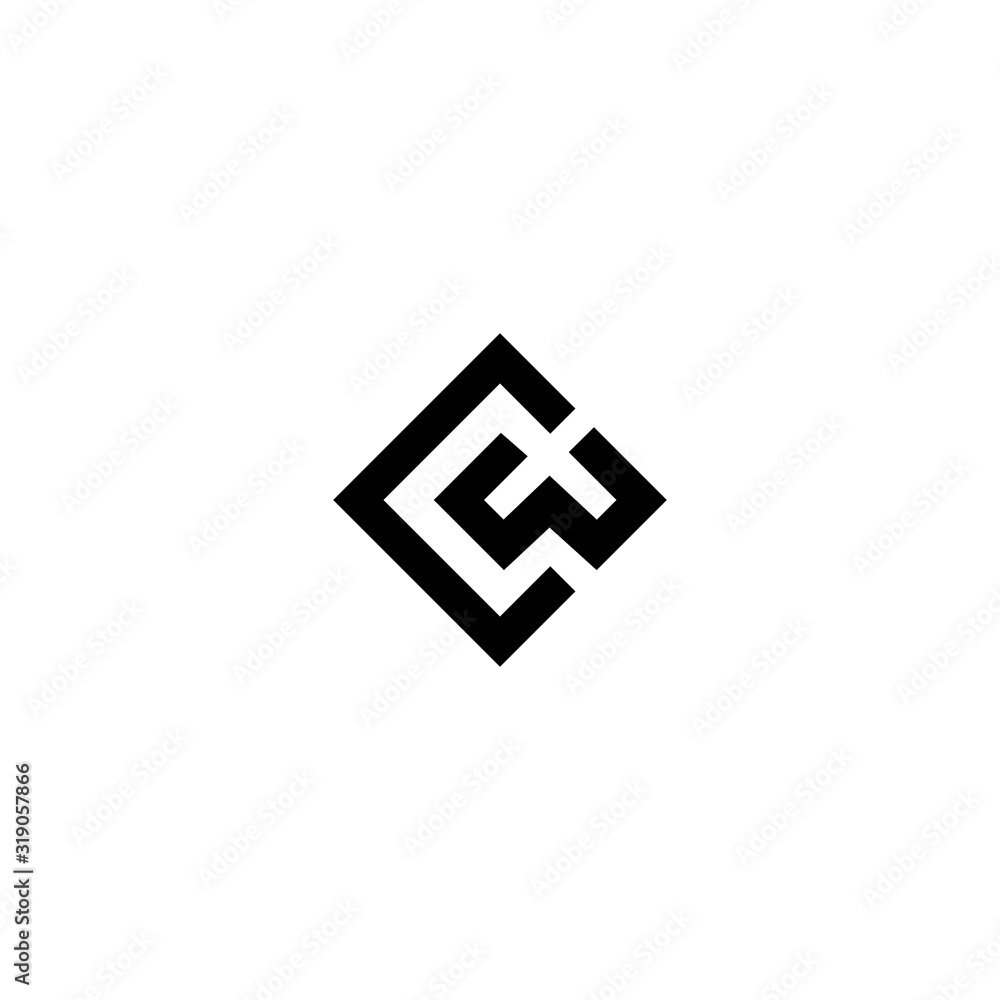 CW C W letter logo design template CW C W letter logo design template