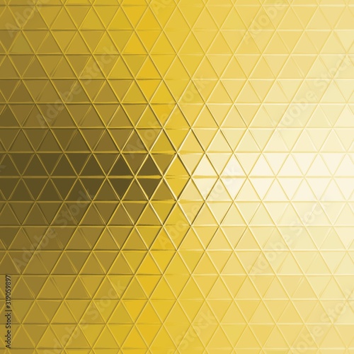 Yellow background style with triangle