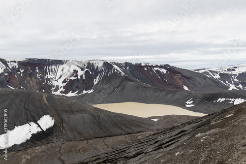 Mountain landscape in Antarctica