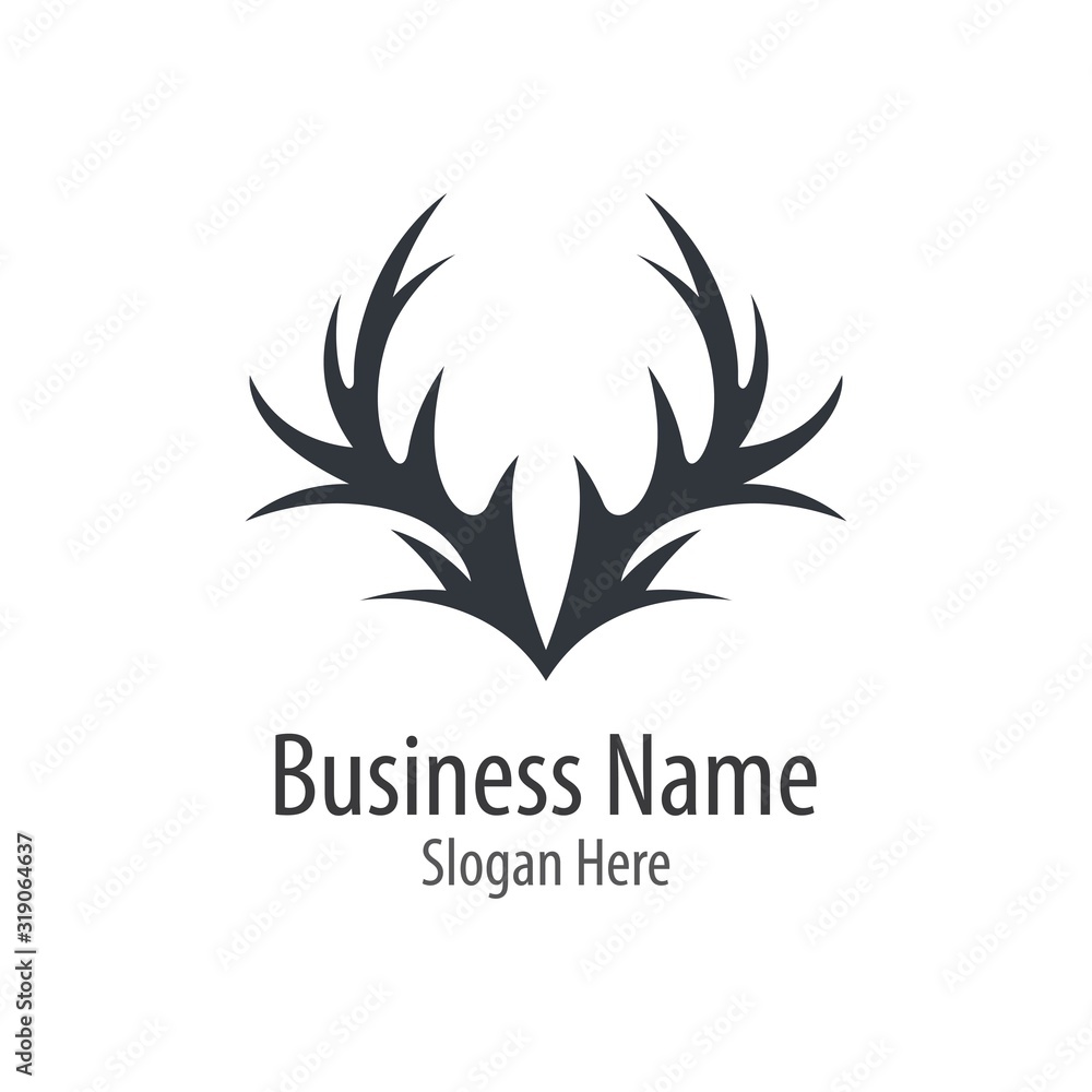 Deer head icon illustraation Deer head icon illustraation