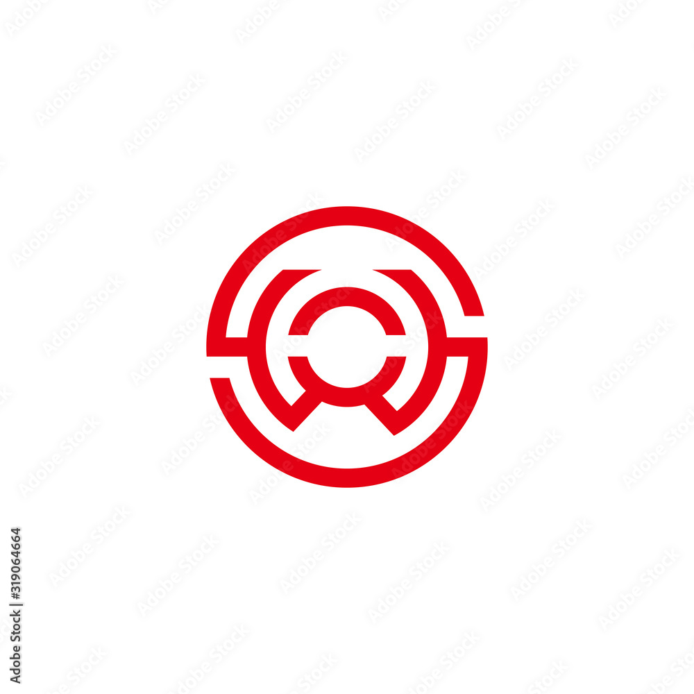 letter sw symbol circle geometric line logo vector letter sw symbol circle geometric line logo vector