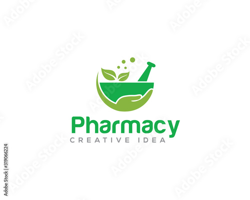 Pharmacy Medical Logo Design Vector
