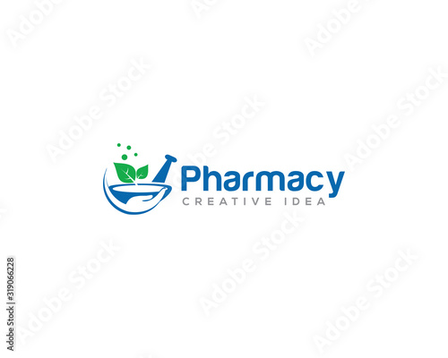 Pharmacy Medical Logo Design Vector