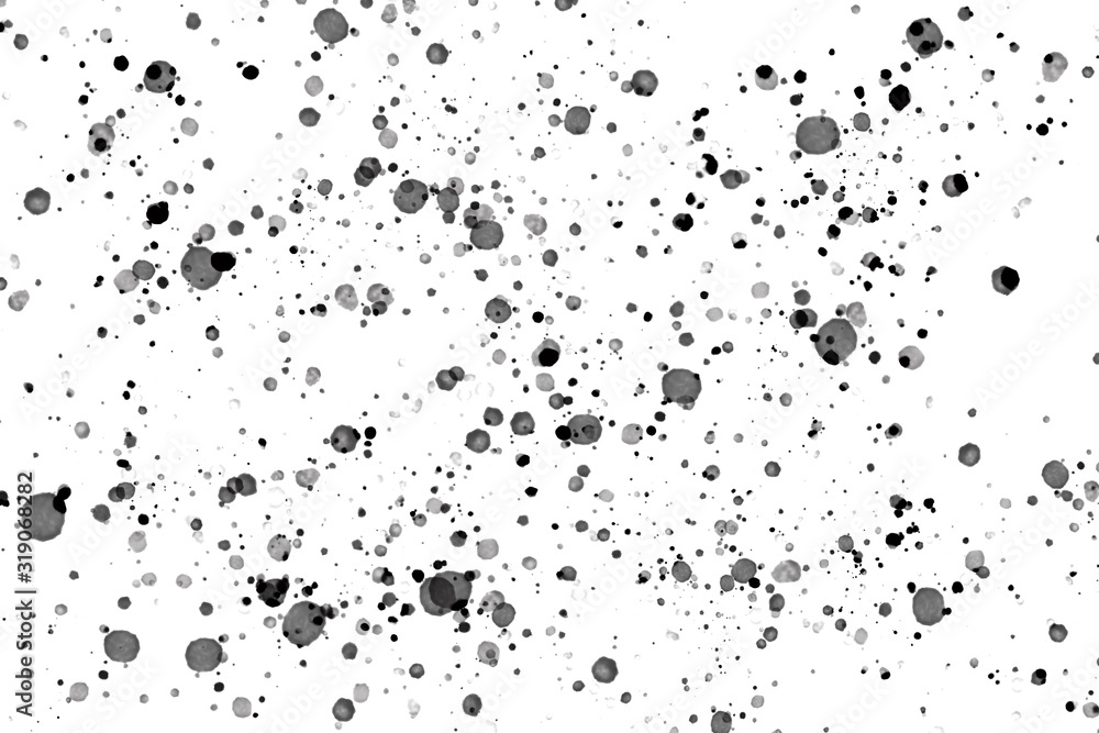 Abstract black watercolor on white background Abstract black watercolor on white background