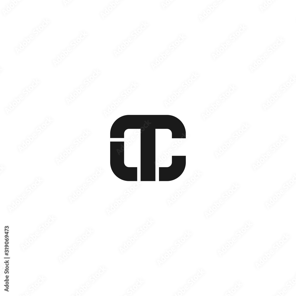 TC T C logo initial letter design template TC T C logo initial letter design template