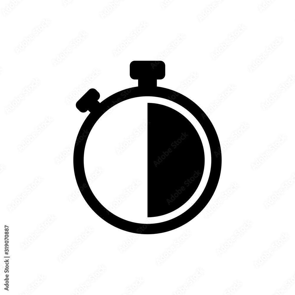 Stopwatch Symbol Icon Vector Design Illustration EPS 10 Stopwatch Symbol Icon Vector Design Illustration EPS 10