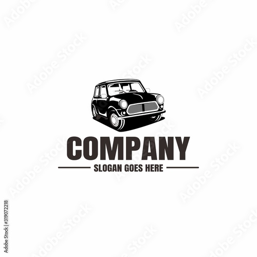 Vehicle logo template. Car icon for business design. Rent  repair  shop garage concept.