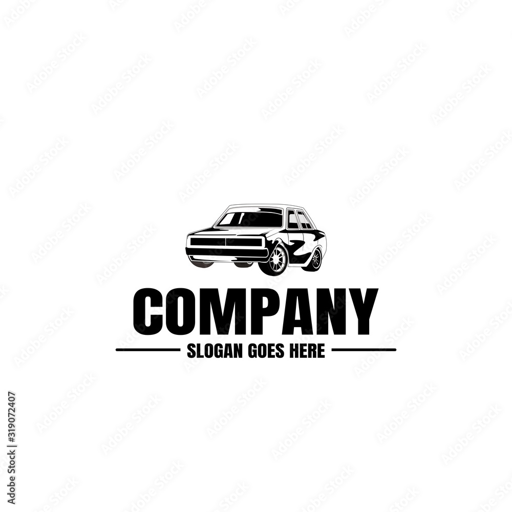 Vehicle logo template. Car icon for business design. Rent, repair, shop garage concept. Vehicle logo template. Car icon for business design. Rent, repair, shop garage concept.
