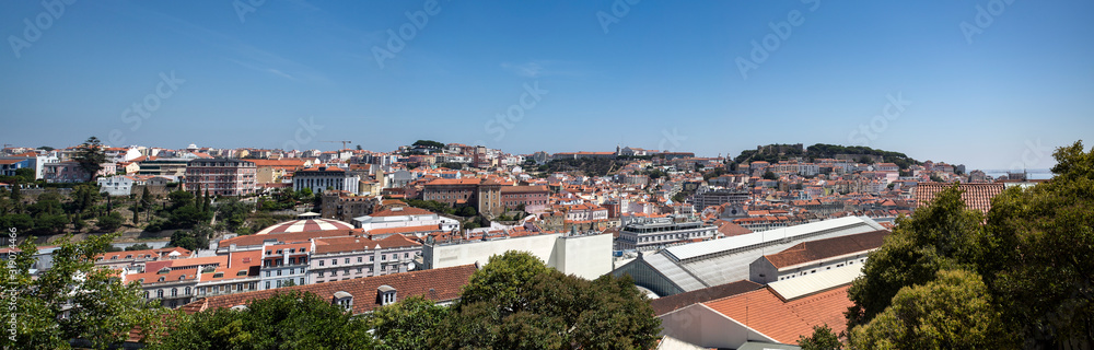 Lisbon seen from Sao Pedro de Alcantara Lookout