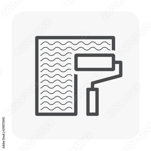 waterproof water leak icon