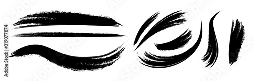 毛筆のテクスチャ―　手描き素材　和風　粋　わびさび　和食　バナー　メニュー