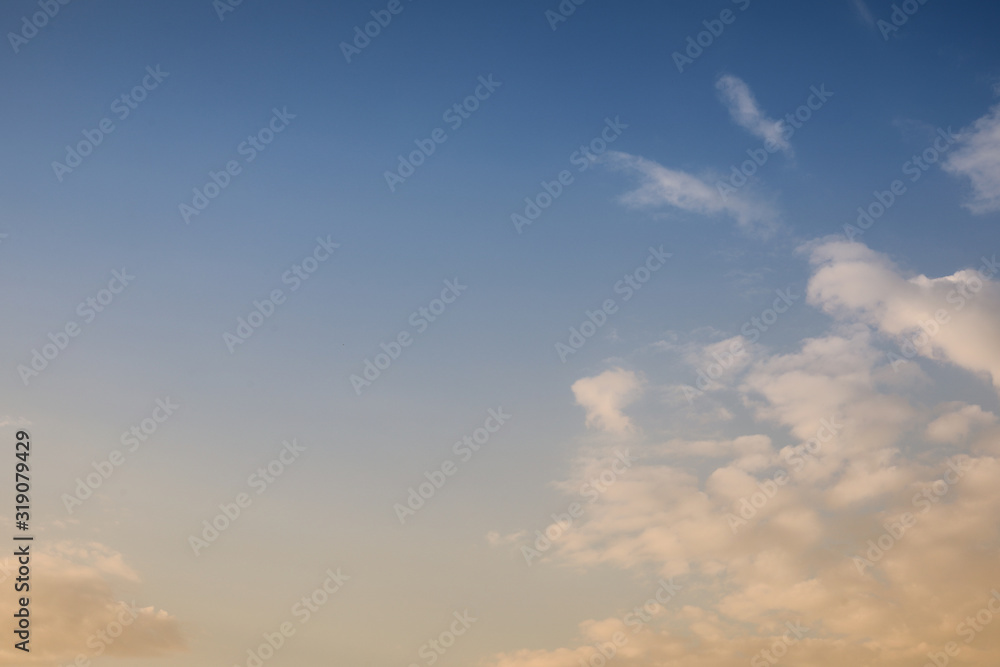 Fototapeta Sky background with sunshine