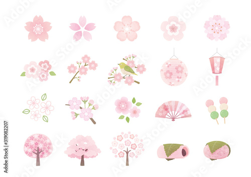 Various cherry set