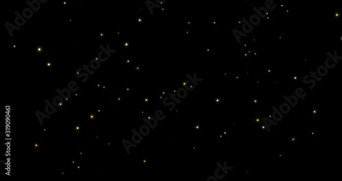 4k Vivid Color Particle Animation Background