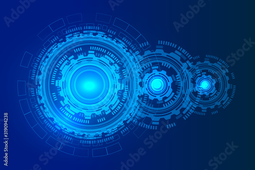 Abstract technology vector background