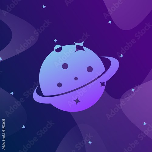planet space, planet logo design