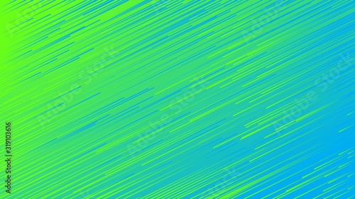 Background abstract geometric lines with green and blue color composition