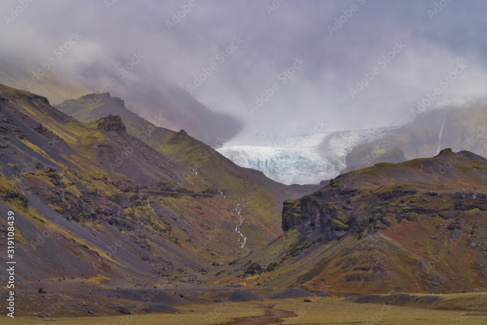 Fototapeta premium Vatnajokull is the largest glacier in Europe.