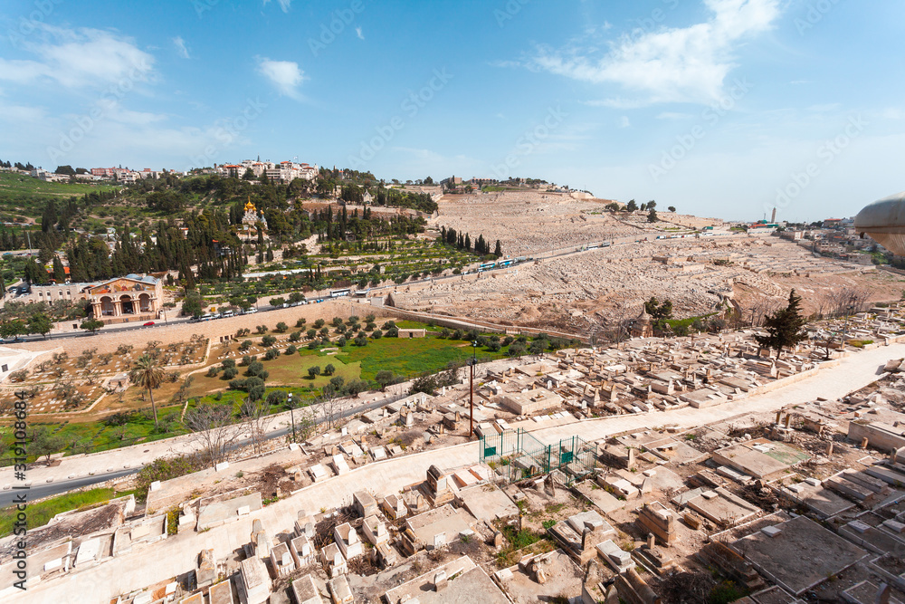 The Mount of Olives in Jerusalem