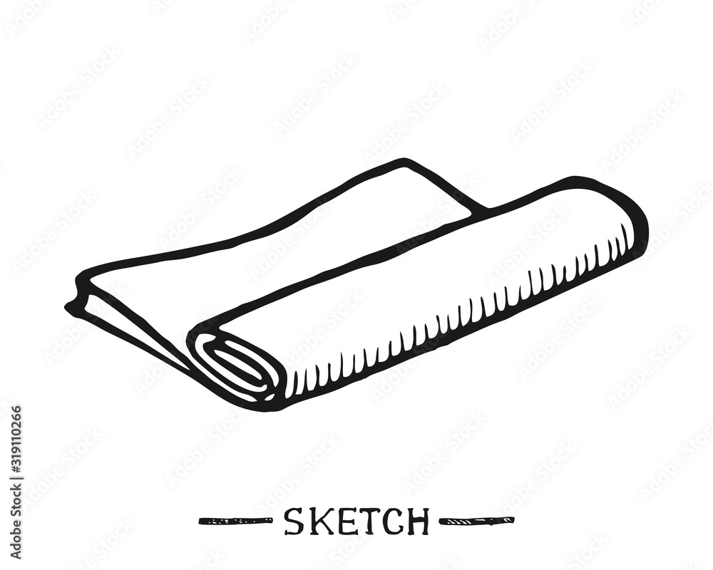 Garbage bag on white background in vector Garbage bag on white background in vector