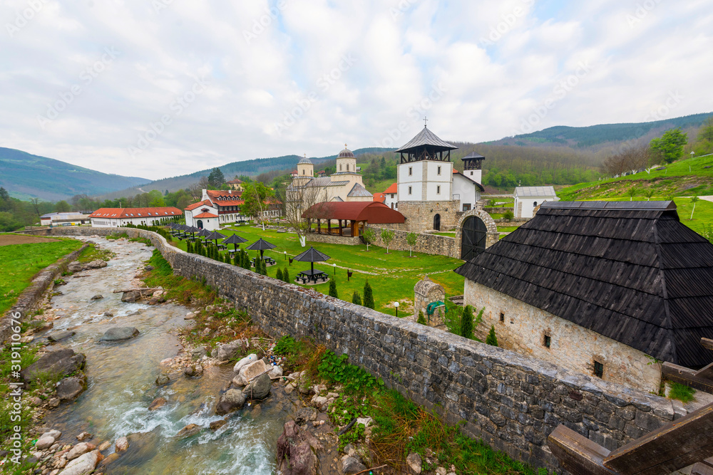 Orthodox monastery Mileseva in Serbia...