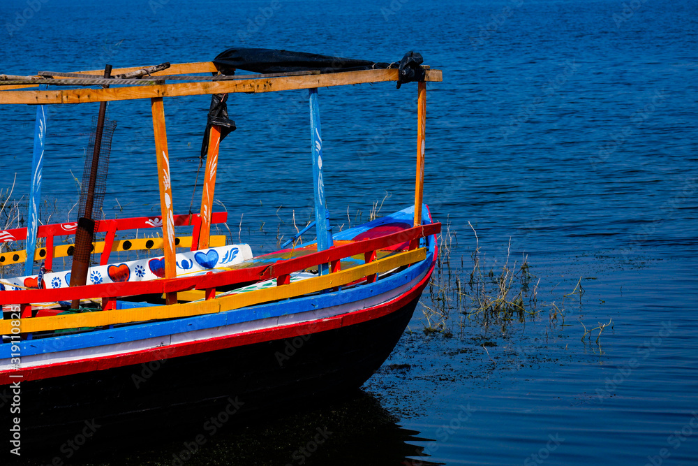 Fototapeta premium boat in the sea