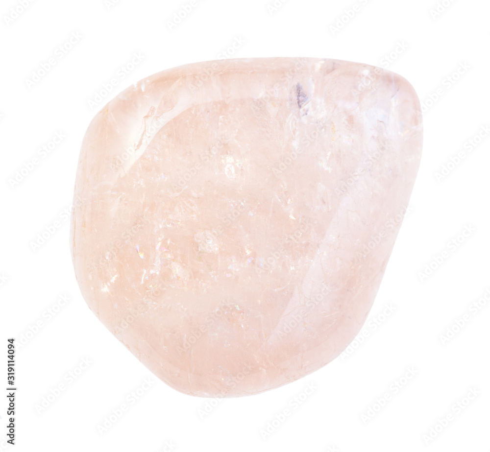 Fototapeta premium polished Morganite (Vorobyevite, pink Beryl) gem