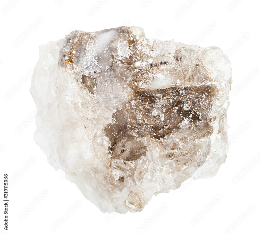 unpolished Rock Salt (Halite) isolated on white unpolished Rock Salt (Halite) isolated on white