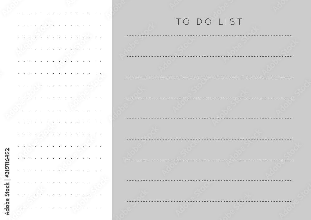 Planner sheet vector Planner sheet vector