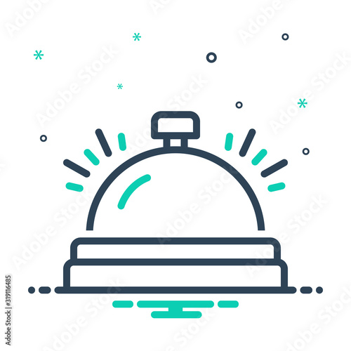 mix icon for bell campanula