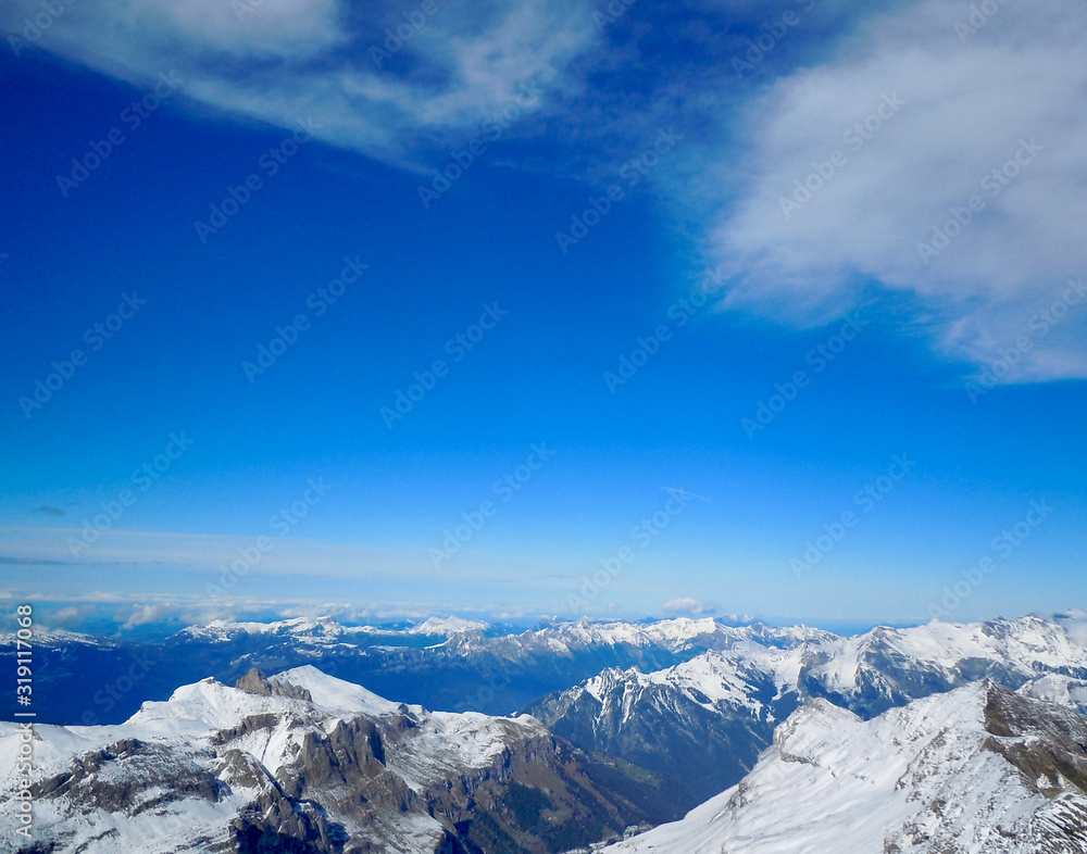 Obraz premium Schilthorn Berner Oberland in Switzerland - ZRH