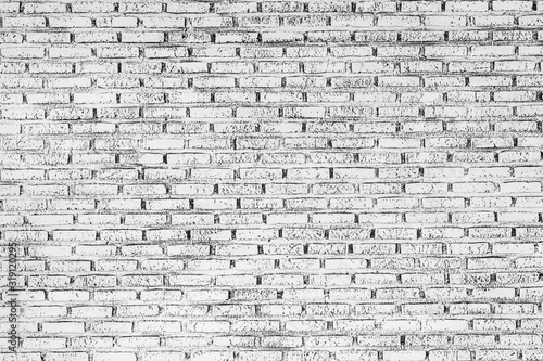 Abstract grey white color brick wall texture