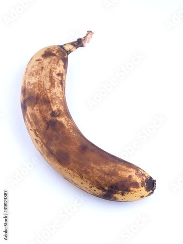 banana on a white background
