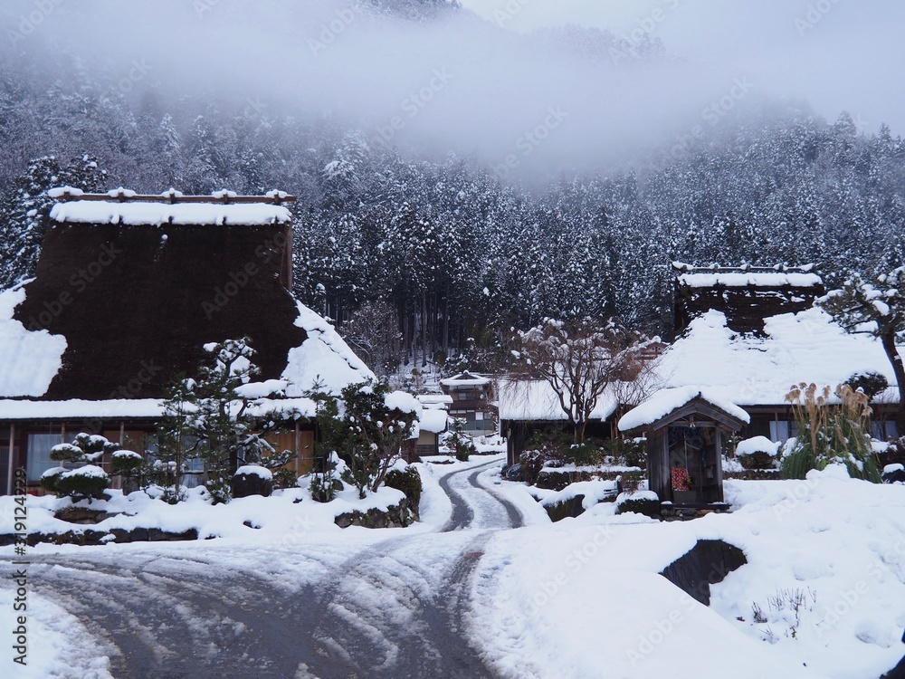 京都美山の冬景色stock Photo Adobe Stock 京都美山の冬景色stock Photo Adobe Stock
