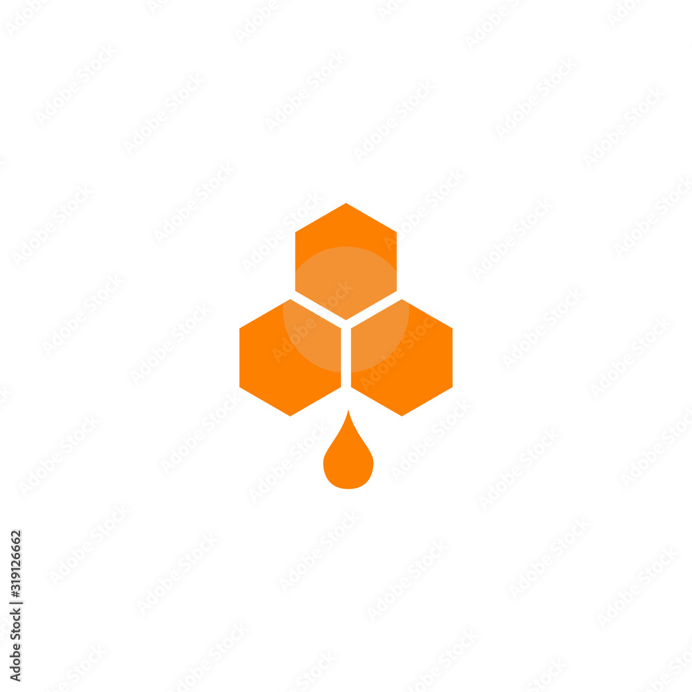 Honeycomb icon logo design vector template Honeycomb icon logo design vector template