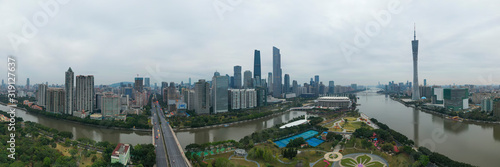 Aerial photo of Zhujiang New Town, Guangzhou, China © zhonghui